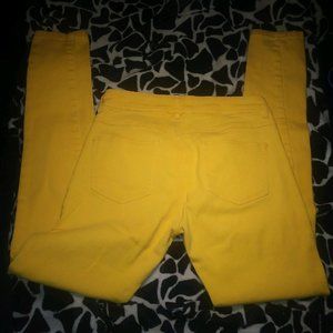 Decibel Sz 7/8 Mustard Yellow Jeans